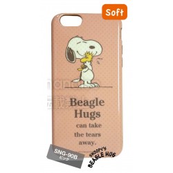 SNOOPY PEANUTS Cover IPhone 6 Soft Jacket Pink